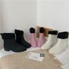 Fashion Cute Rain Shoes Women Wear Non-slip Water Shoes Kitchen Waterproof Glue Shoes Soft Sole Comfortable Rain Shoes Women