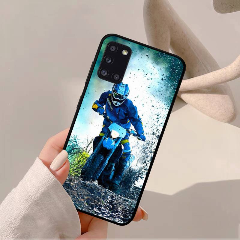Husă pentru telefon Moto Cross moto sport pentru Samsung A 51 30s 71 21s 10 70 31 52 12 30 40 32 11 20e 20s 01 02s 72