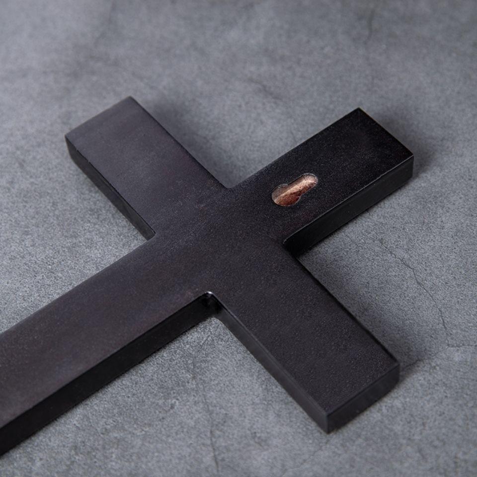 Holz Wandkreuze Schwarze Holzkreuze Für Wand Kirchen Dekoration Jesus Christus Katholisches Geschenk Jesus Cristo weiße Holzkreuz Deko