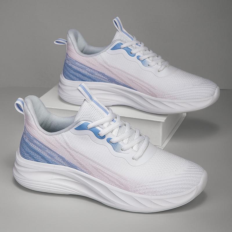 

Модная летняя женская обувь на платформе, повседневная, легкая, сетчатый верх, мягкая подошва, спортивная тренировочная обувь, толстая подошва, уличная обувь для бега, большой размер 41