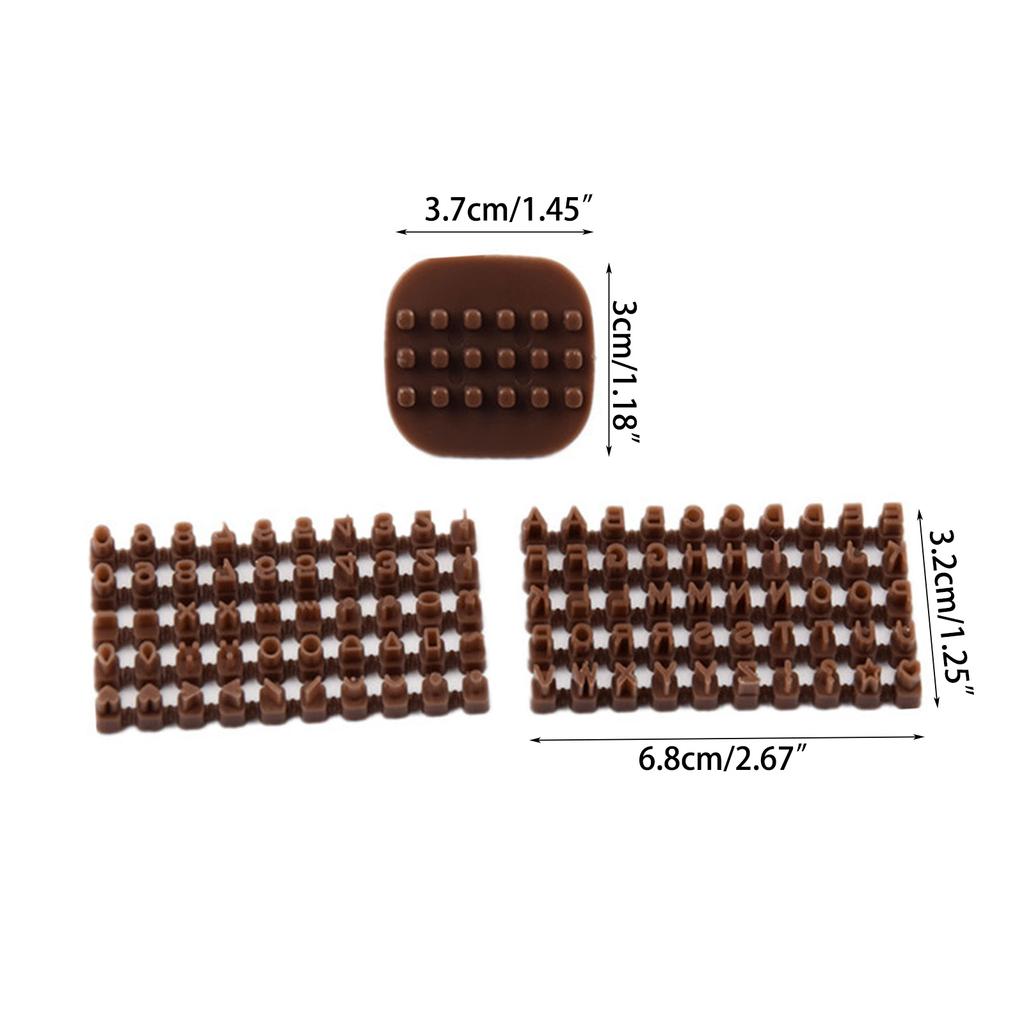 Plastic DIY Cookie Stamps Letter Number Shaped Biscuit Moulds Cookie Moulds DIY Biscuit Stamps Baking Tools for Biscuit