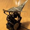 3D Printed Bionic Manta Ray Ornament Mechanical Ocean Animal Decoration with Music for Home Office Desk Tabletop Decor