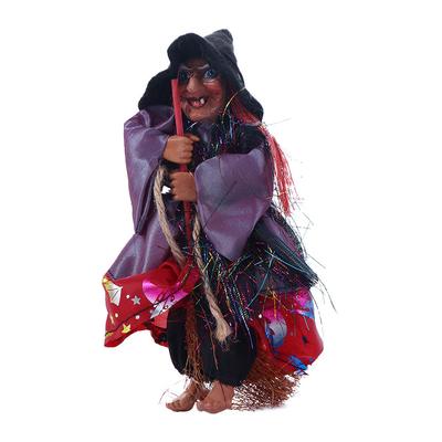 Garden Random Color Hanging Party Halloween Witch Ornament Pendant Figurine Decoration