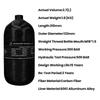 TUXING Corrosion Resistance High Pressure Quality 300bar 4500psi 2.7L Paintball Game Equipment Tank Carbon Fiber Gas Cylinder