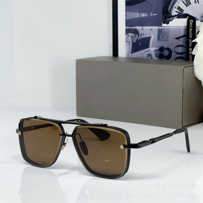 ANDITAGG sunglasses trendy men trimmed lenses UV protection sunglasses heavy industry glasses fashion mach six