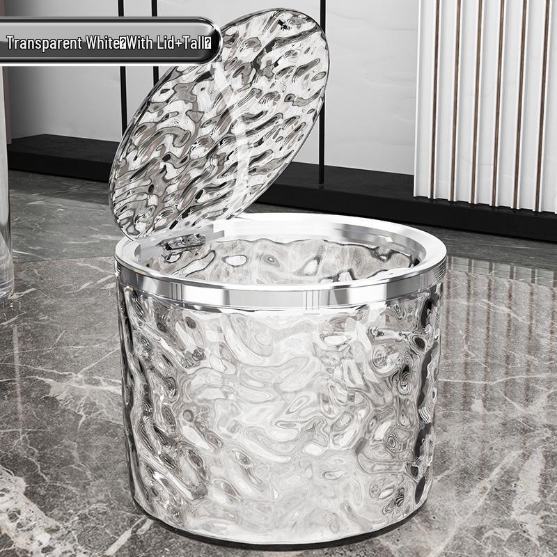 Mini Poubelle Compacte et Luxueuse pour Chambre, Table Basse ou Rangement de Voiture