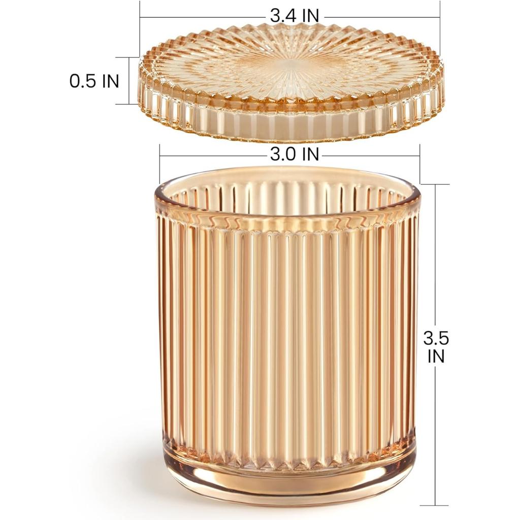 1 Packung Glas-Wattestäbchenhalter Spender Set Badezimmer-Organizer für Wattestäbchen Wattepads Klare Gläser Make-up-Aufbewahrung Badezimmerzubehör