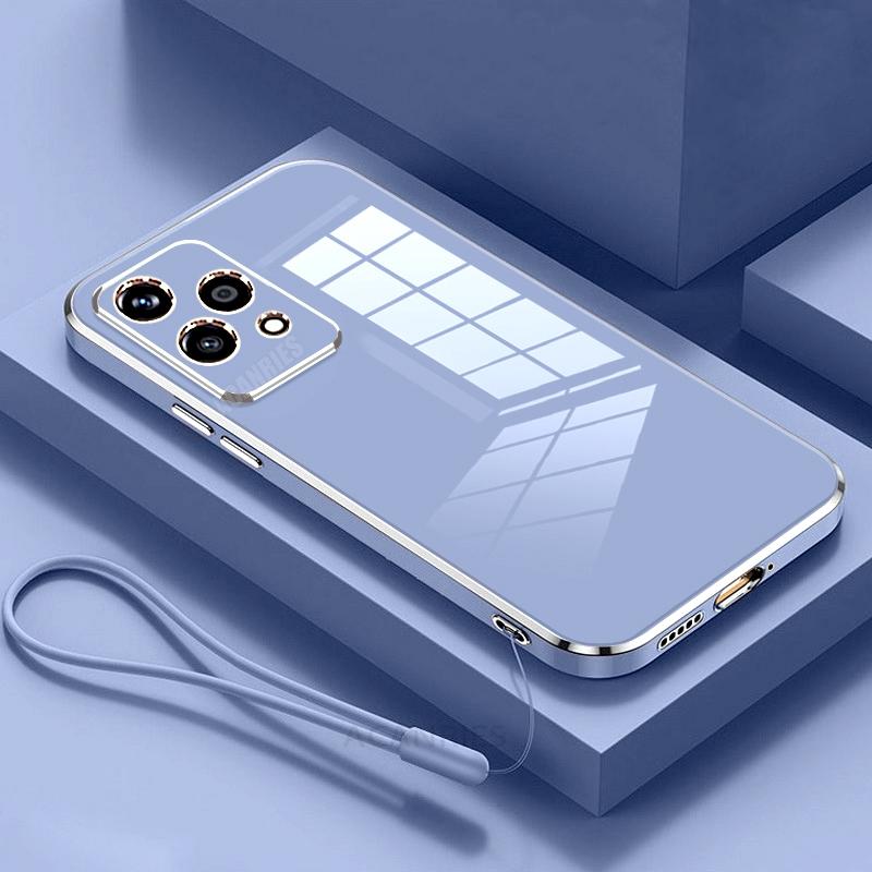 

Honor200lite роскошный чехол-ремешок из силикона для Huawei Honor 200 Lite 200lite 90 70 50 Pro 70pro X8 X8a X8b X7a мягкий чехол For honor 200 lite