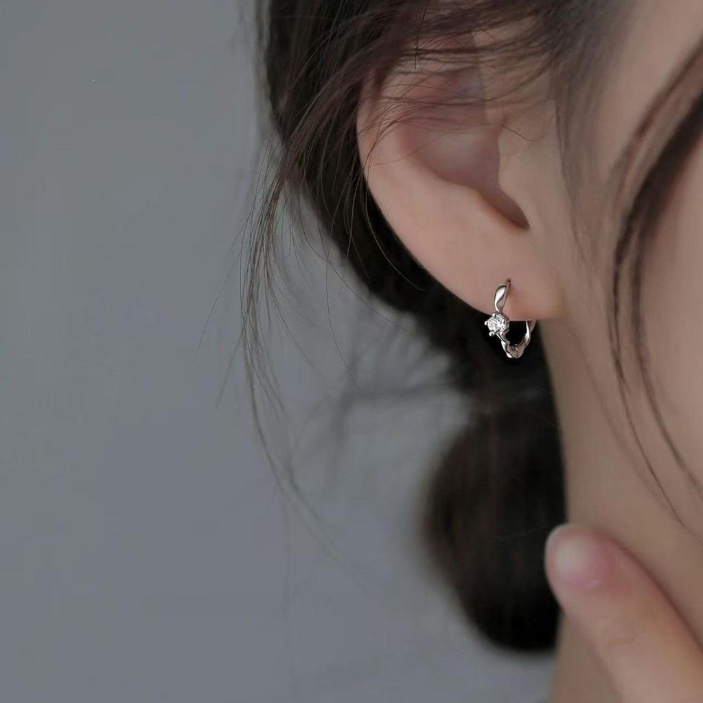 925 Sterling Silver Mobius Earrings - High-End Light Luxury Studs for Women (2025 New Style)