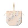 Paul Joe Break Time Marks Lunch Drawstring Bag in Chrysanthemum Nude Pink & (PAJB-TB08-PK)