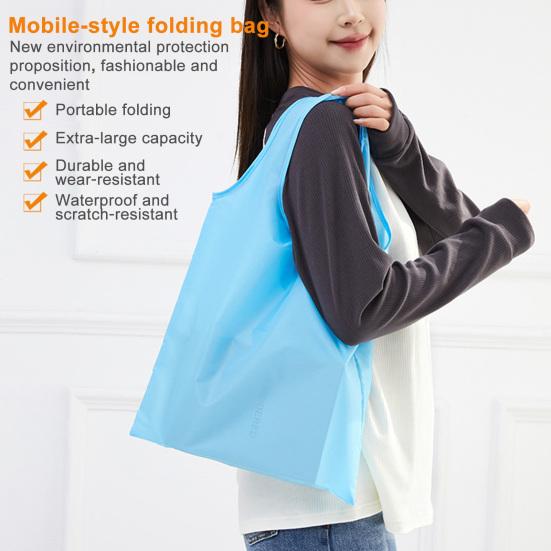 Reusable Shopping Bag Extra Large Tear-Resistant Heavy Duty Foldable Grocery Bag with Handles
