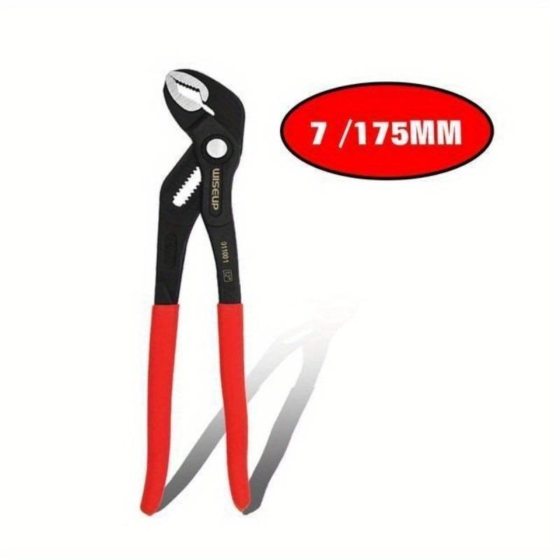 

Набор трубных ключей 7 дюймов Многофункциональные регулируемые клещи для зажима водопроводных труб Ручной инструмент для ремонта для сантехника красный