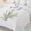 Purple Flower Lavender Romance Duvet Cover With Pillow Case Custom 3pcs Bedding Set Quilt Cover Double Bed Home Textile