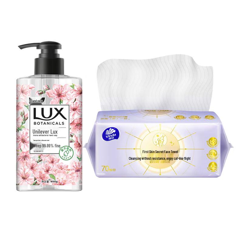 Vinda Facial Cleansing Wipes & Scented Hand Soap Bundle