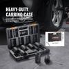 Impact Sockets Set 8pcs 6-Point 1" Drive Bit Ratchet Tool Kit Case