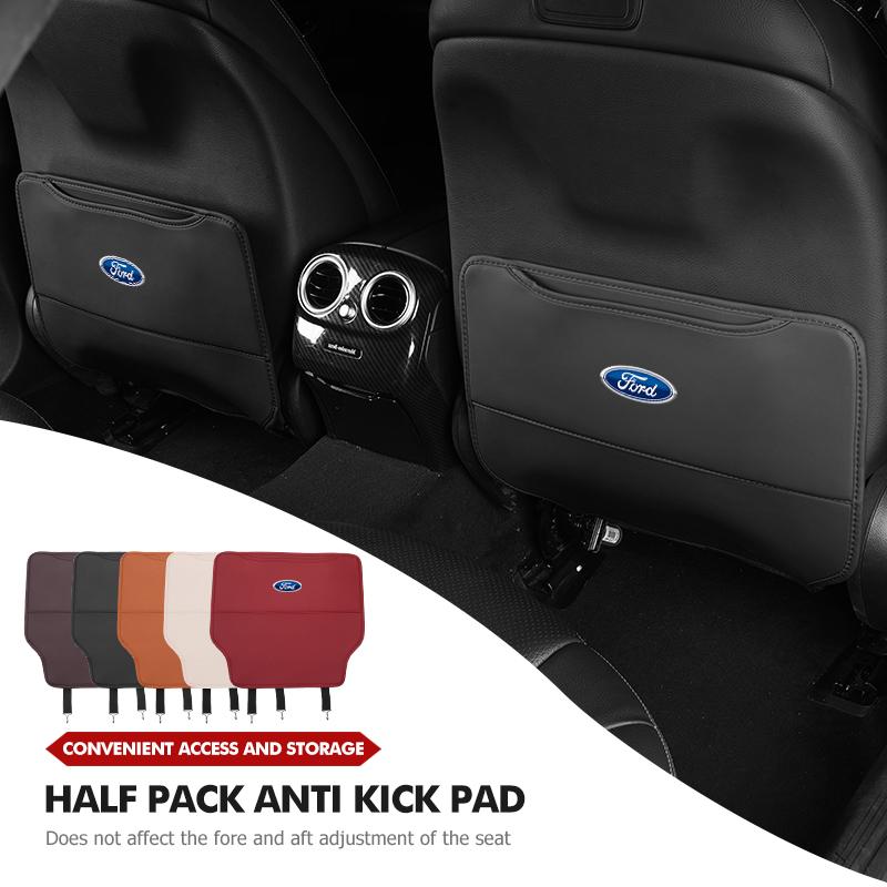 For Ford Car Anti-dirty Pad Seat Back Protective Mat Anti Kick Pad Car Accessory Focus mk2 mk3 mk4 Fiesta Ranger Mondeo S-MAX
