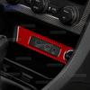 For SEAT Ateca 5F 2016-2025 For Cupra Ateca 5F 2018-2025 Real Soft Carbon Fiber Sticker LHD RHD Car USB Charging Port Frame Trim