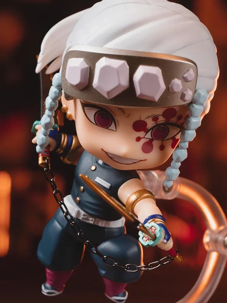 IN STOCK Good Smile Nendoroid Demon Slayer Uzui Tengen Model Anime Action Figure Toys Kids Room Ornament Girl Gifts Collection