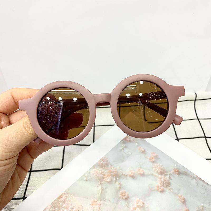 2-8 Years Kids Cute Round Sunglasses for Baby Girls Boys Children Sun Glasses Outdoors UV400 Protection Candy Color De Sol Gafas