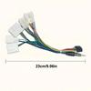 Car Radio 16PIN Adaptor Wiring Harness For Toyota Audio Power Cable Wire Plug Head Unit Harness for Toyota HY series From 2004