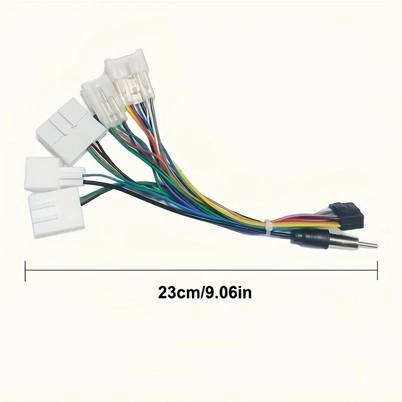 Car Radio 16PIN Adaptor Wiring Harness For Toyota Audio Power Cable Wire Plug Head Unit Harness for Toyota HY series From 2004