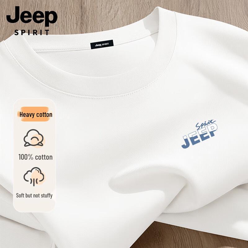 JEEP SPIRIT Men s Loose Fit Printed Short Sleeve T-Shirt L