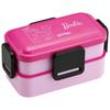 Skater Barbie Bento Box, 600ml, Antibacterial, Soft Serving, Domed Lid, Two Tiers, Women's, Made In Japan, PFLW4AG-A