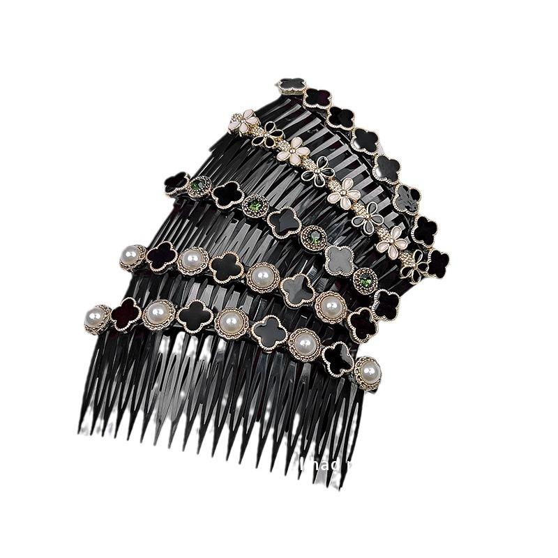 Stylish and Versatile Hair Clips for Women, Pearl Hair Combs for Wispy Hair, Bangs Clips, High-end Hair Accessories