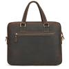 Men'S Leather Commuter Handbag 15 Inch Crazy Horse Leather Briefcase Shoulder Bag Cowhide Business Computer Bag