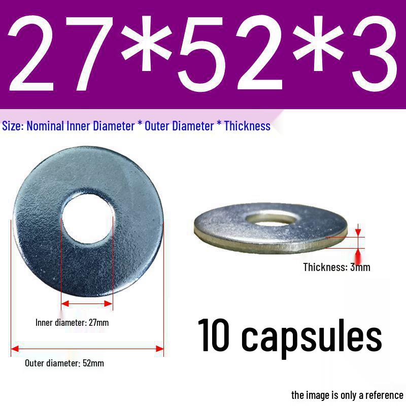 Galvanized Oversized Metal Washers M3-M60