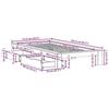 VidaXL Cadre de lit sans matelas blanc 90x200 cm bois de pin massif 3309009