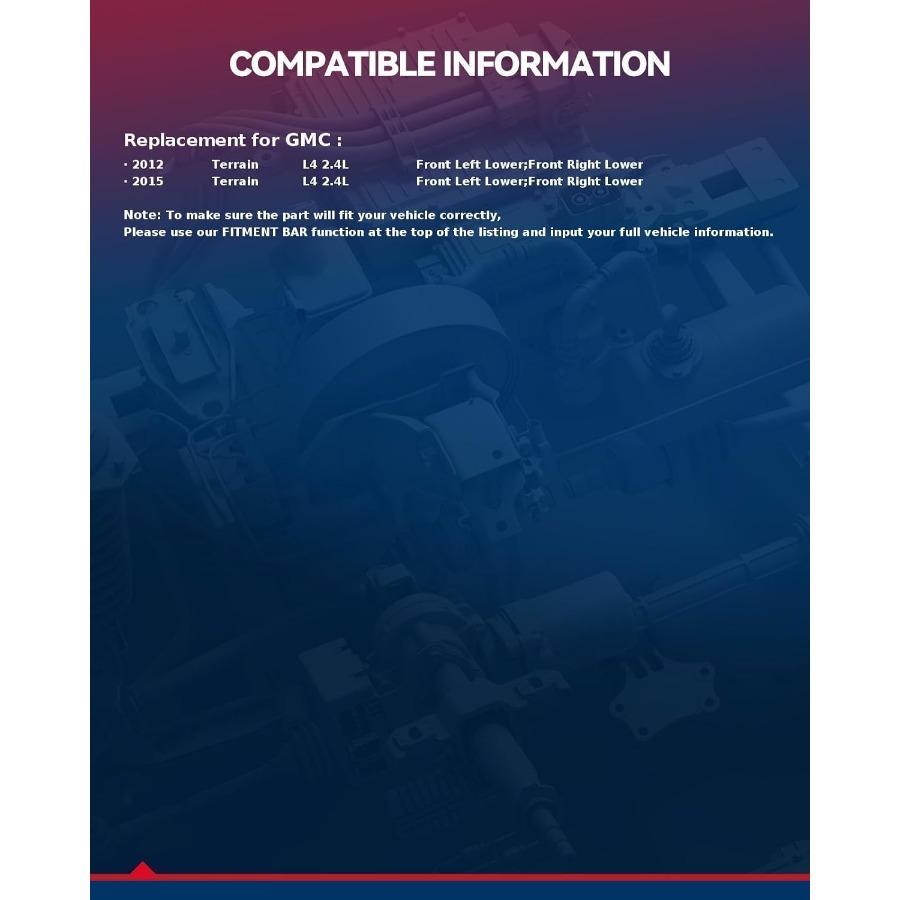 Přední spodní ramena s kulovým čepem Sada zavěšení pro Chevrolet Equinox L LS LT LTZ Premier AWD FWD Terrain Denali SL SLE