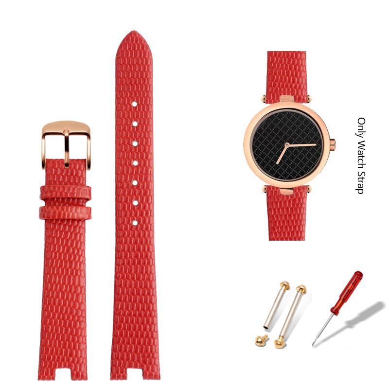 

Для YA141.4 YA141505 GC ремешок для часов женский высококачественный водонепроницаемый ремешок для часов из натуральной кожи с насечкой 12*5 мм 14*5 мм браслет 14mm