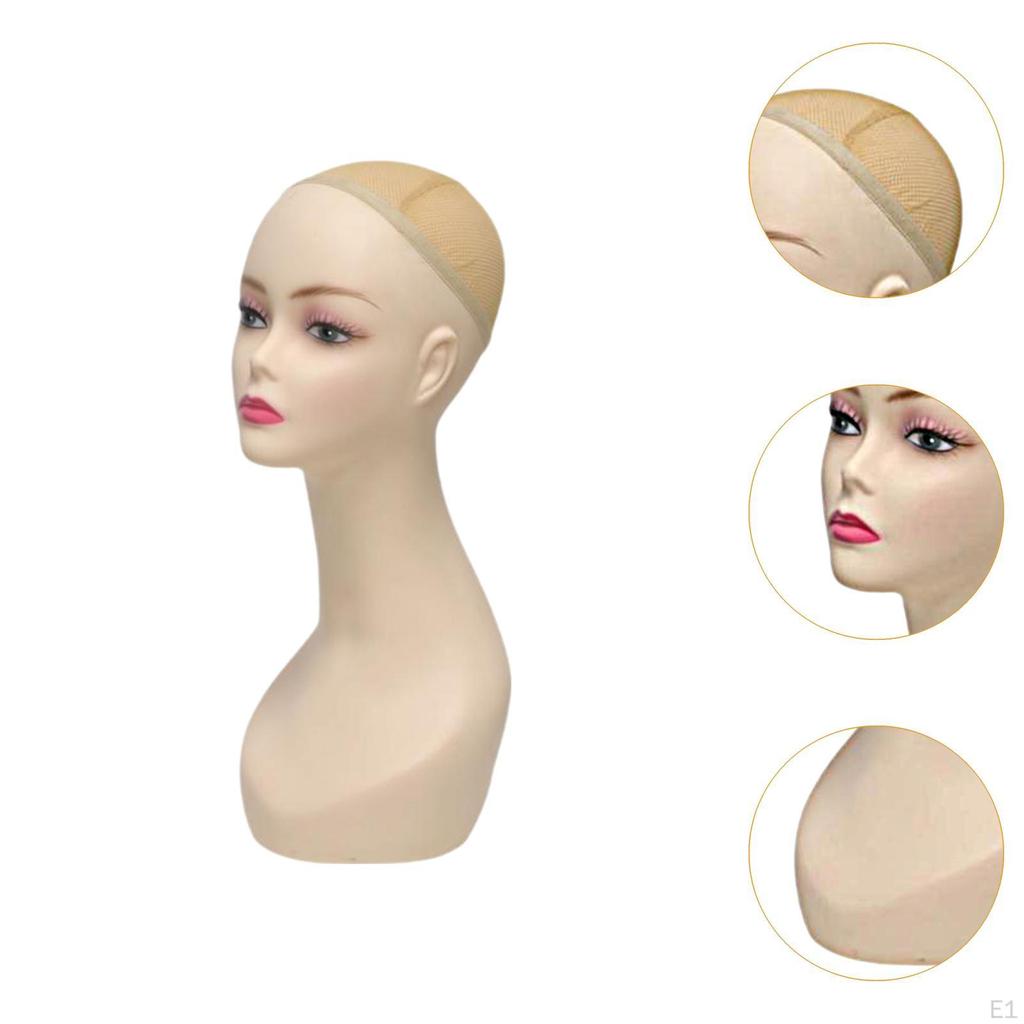 Mannequin Head Manikin Bust Wig Showing Stand Jewelry Display for Necklace Beauty