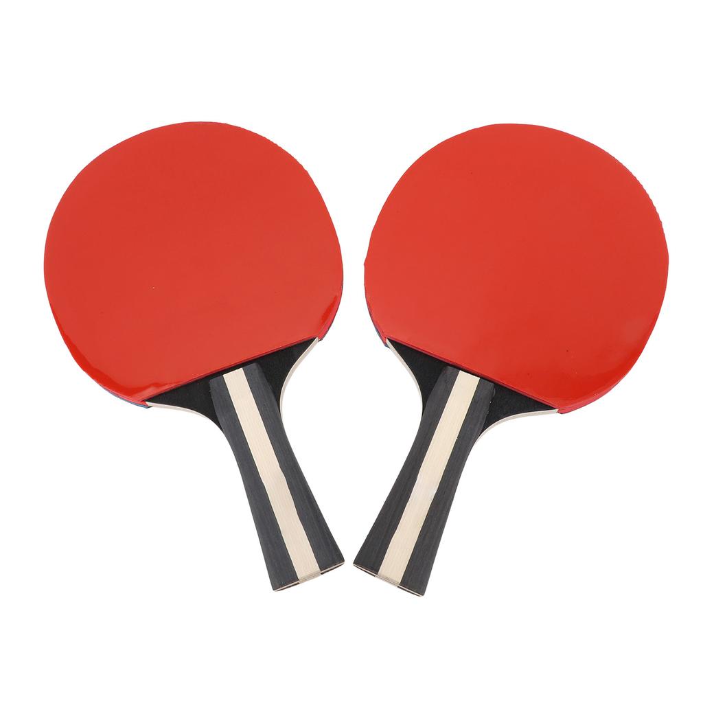 2pcs Table Tennis Racket Table Tennis Paddle with 3pcs 3 Star Professional Table Tennis Balls for