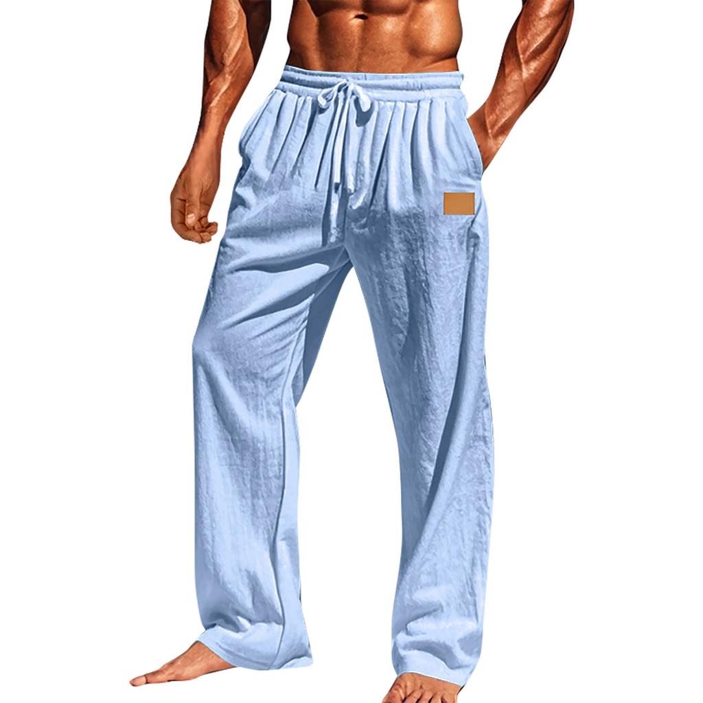 Pánská kombinéza Stahovací vícekapsové ležérní kalhoty Turistické kalhoty Bavlněné keprové kalhoty