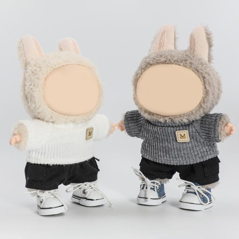 Schuhe für LABUBU mit 15 cm & 17 cm Baumwollpuppen Schuhe Spielzeug Freizeit Sportschuhe