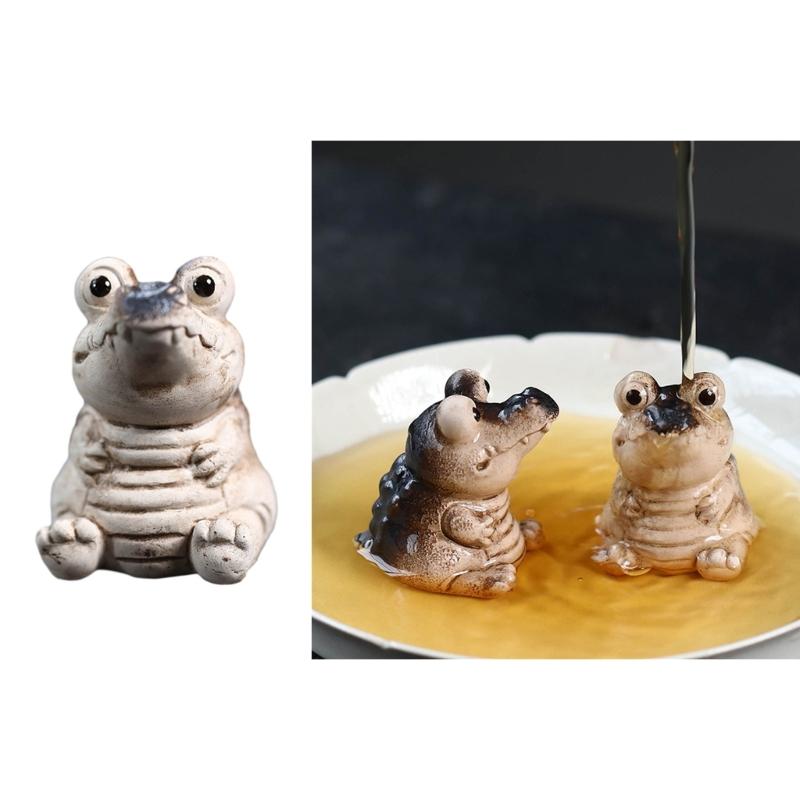 Exquisite Resin Tea Pet Elegant Tea Pet Sculpture Perfect for Tea Shops