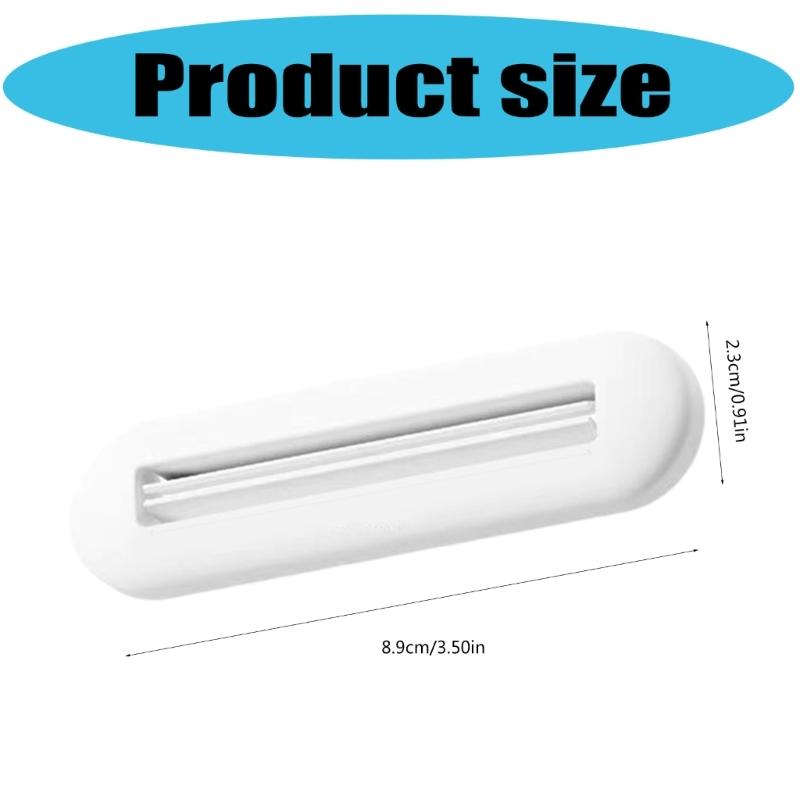 10Pcs Plastic Toothpaste Tube Squeezer Dispenser Face Cleanser Cosmetic Paint Hand Cream Clip Holder for Bathroom