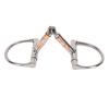 Ring Snaffle Bit Stainless Steel Exquisite Anti Bite Compact Portable Snaffle Horse Bit for Farm