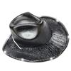 Party Ready Denims Hat Western Role Playing Hat Light Up Hat Shining Glitter Hat for Party Goers and Night Runners