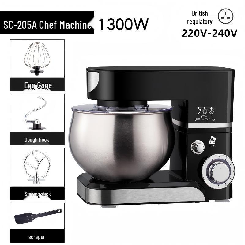 Konka ZuanChu Multifunctional Stand Mixer: Automatic 5L Egg Beater & Kneading Machine for Home Chefs