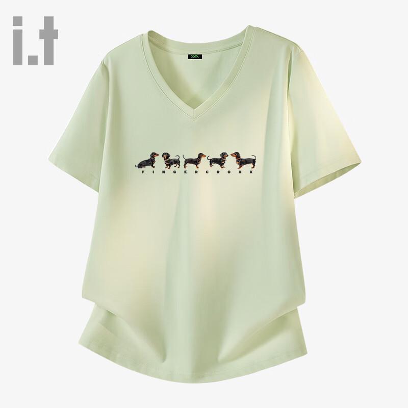 Fingercroxx Women s Ice Silk V-Neck Anti-Bacterial T-Shirt M