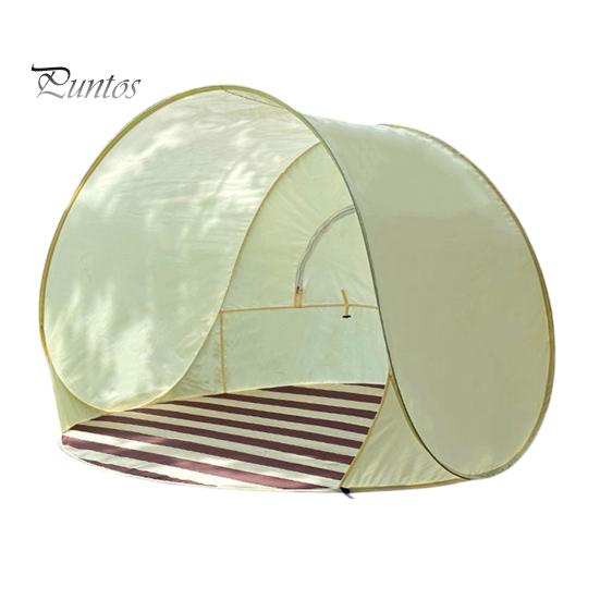 Quick Open Sunshade Tent Pop-Up Beach for 2-3 Person, UPF 50+ UV Sun Protection Outdoor Shade Mosquito Net Tent, Portable Easy Setup Shelter