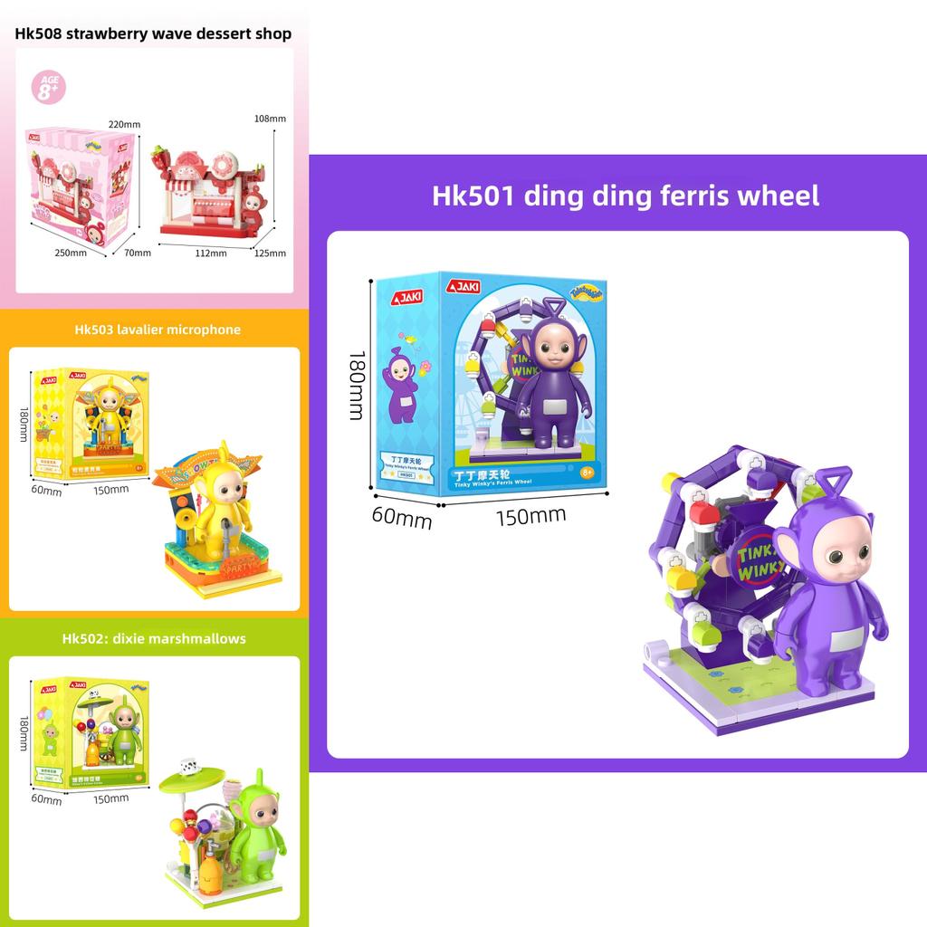 Teletubbies Fruit Shop Building Blocks Toy With Diy Assembly For Creative Play