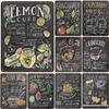 Cocktail Metal Tin Signs Mojito Wall Decoration Plaque Vintage Art Poster Iron Painting for Man Cave Home Cafe Garden Club Bar