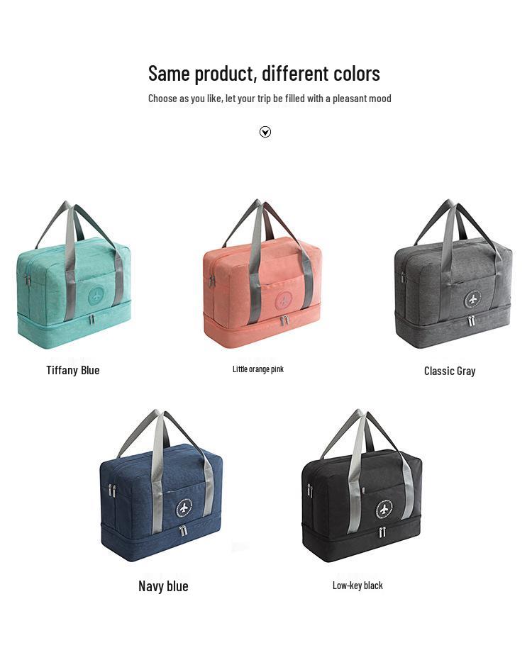 Waterproof Wet/Dry Separation Bag for Swimming, Beach, Shoes, Swimsuits, Wash, and Fitness Gear.