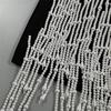 European Strapless Beaded Bandage Dress with Elegant Tassels