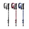 3-Section Telescopic Aluminum Trekking Poles: Multifunctional Hiking and Climbing Cane.
