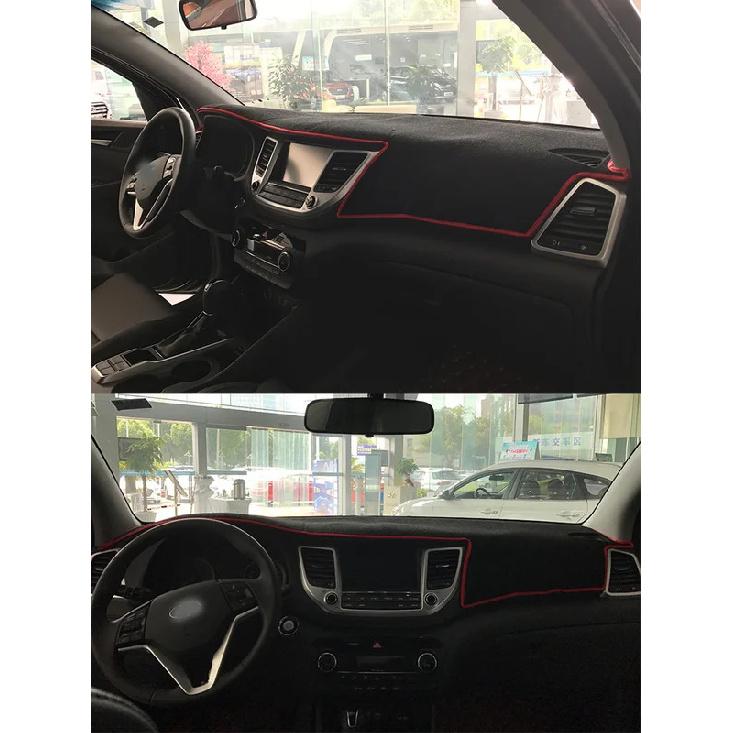Per Hyundai Tucson TL 2016 2017 2018 Tappetino Cruscotto Copri Cruscotto Tappetino Protettivo Pannello Strumenti Tappetino Cruscotto Ornamenti Anti-Sporco